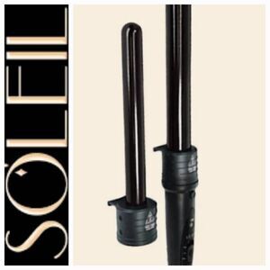 Soliel 2P Interchangeable Barrel Curler Set- Black